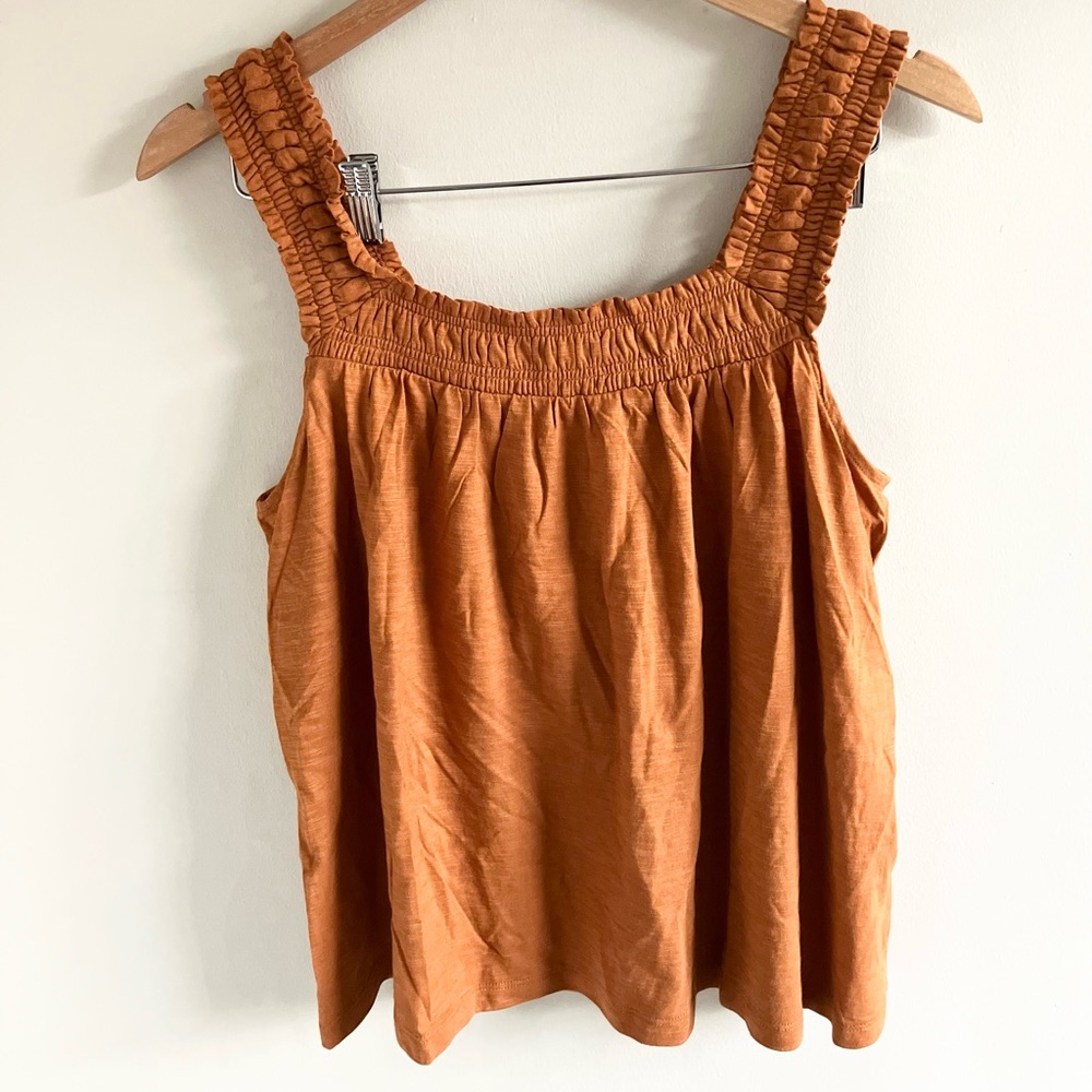 Anthropologie Rust Tank Top